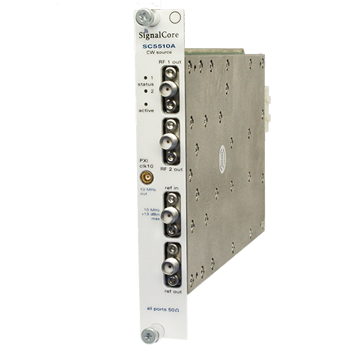 20 GHz Signal Source PXI Module left angle view