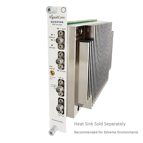 20 GHz Signal Source PXI Module left angle view